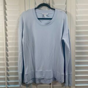Athleta Coaster Luxe Sweatshirt Crewneck Women’s Size M Color Light Blue